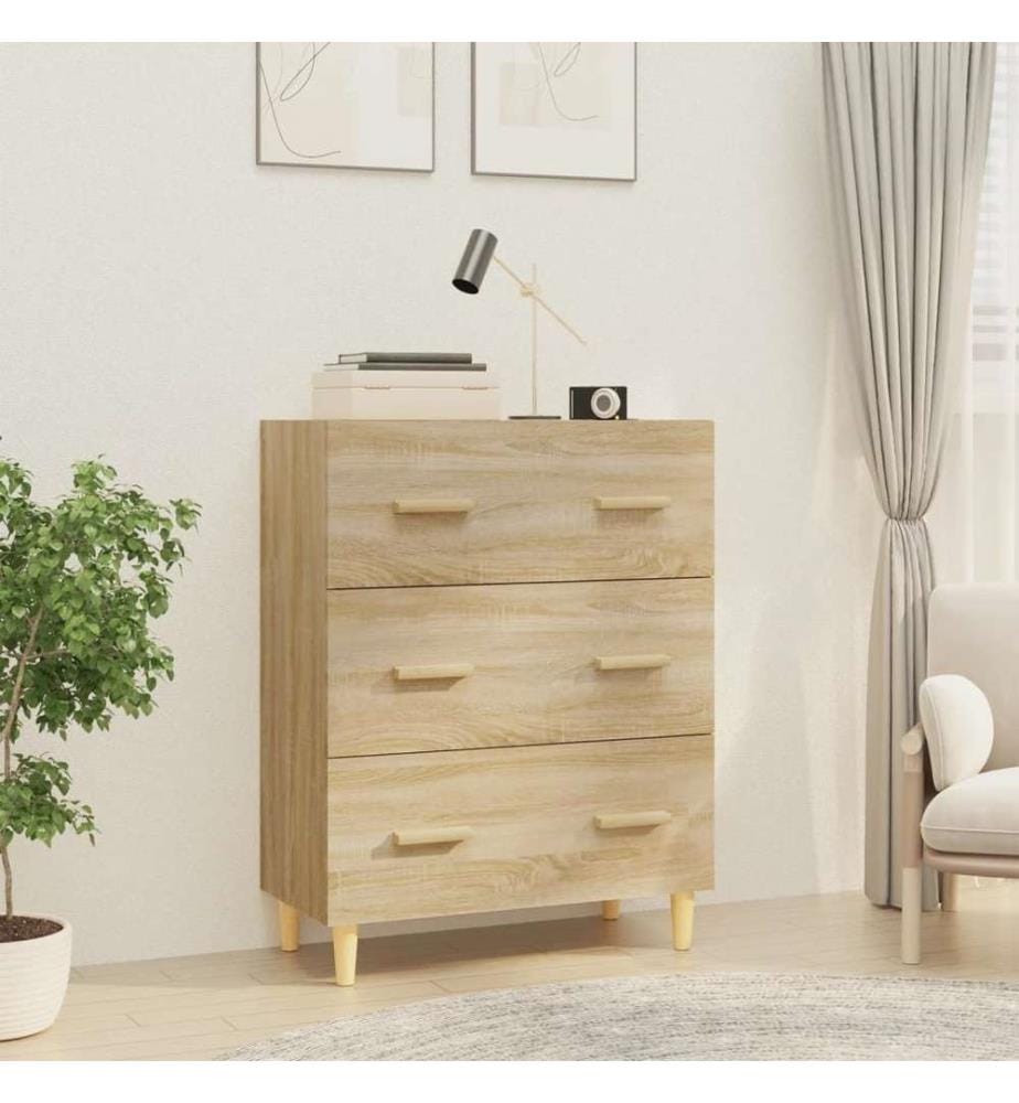 Sideboard Sonoma-Eiche 70x34x90 cm Holzwerkstoff