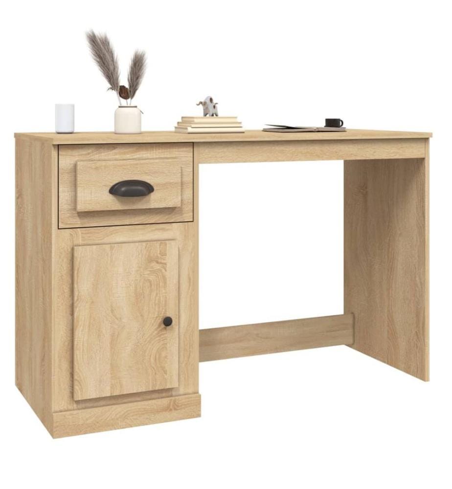 Schreibtisch mit Schublade Sonoma-Eiche 115x50x75 cm