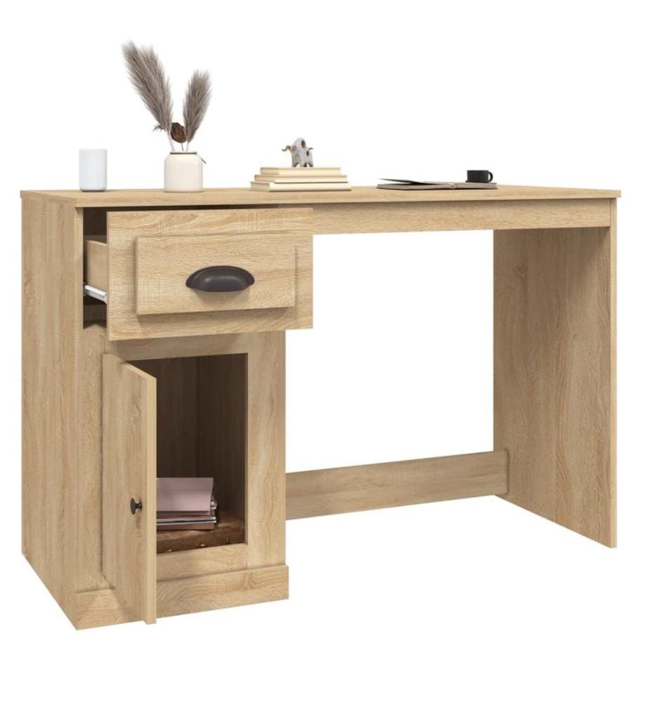 Schreibtisch mit Schublade Sonoma-Eiche 115x50x75 cm