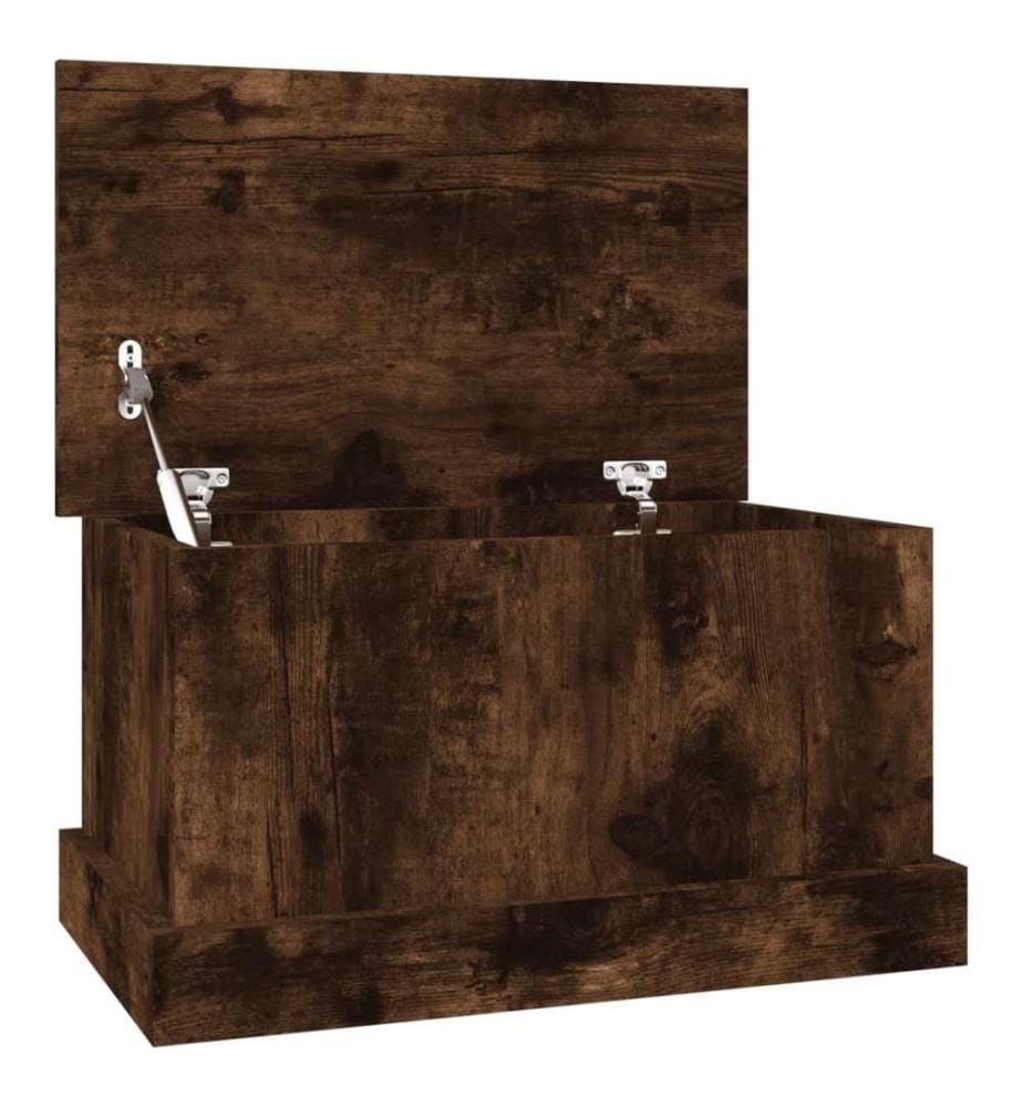 Truhe Räuchereiche 50x30x28 cm Holzwerkstoff