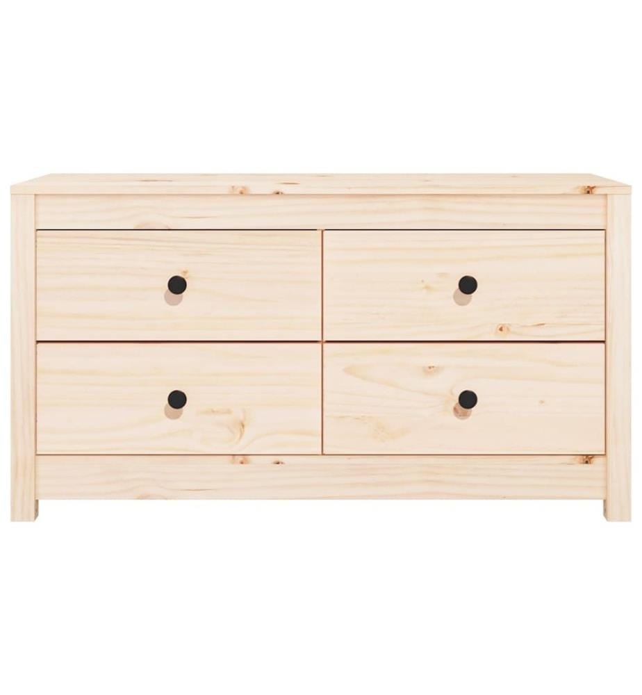 Beistellschrank 100x40x54 cm Massivholz Kiefer