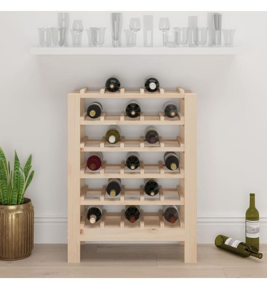 Casier à vin 61,5x30x82 cm Bois de pin massif