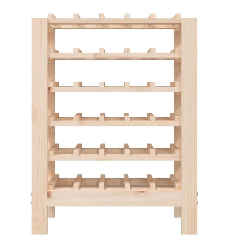 Casier à vin 61,5x30x82 cm Bois de pin massif
