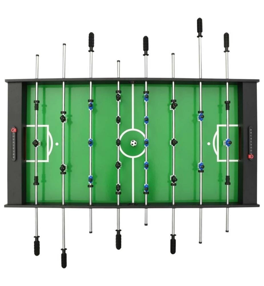 Table de football pliante 121 x 61 x 80 cm Noir
