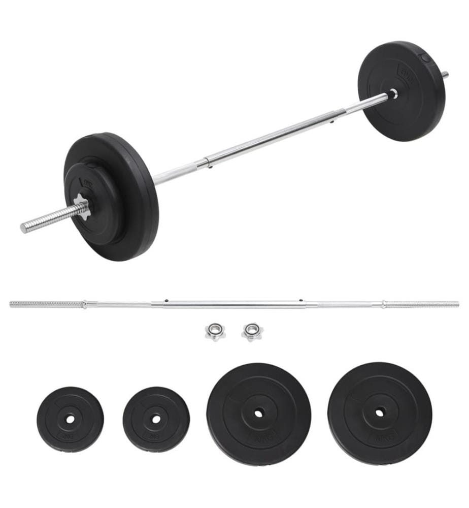 Langhantel mit Gewichten Set 30 kg
