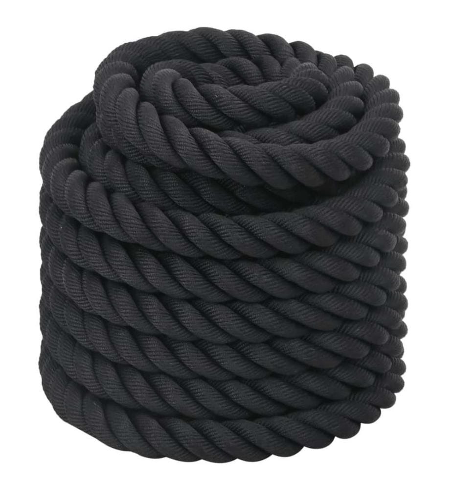 Kampfseil Schwarz 15 m 11 kg Polyester