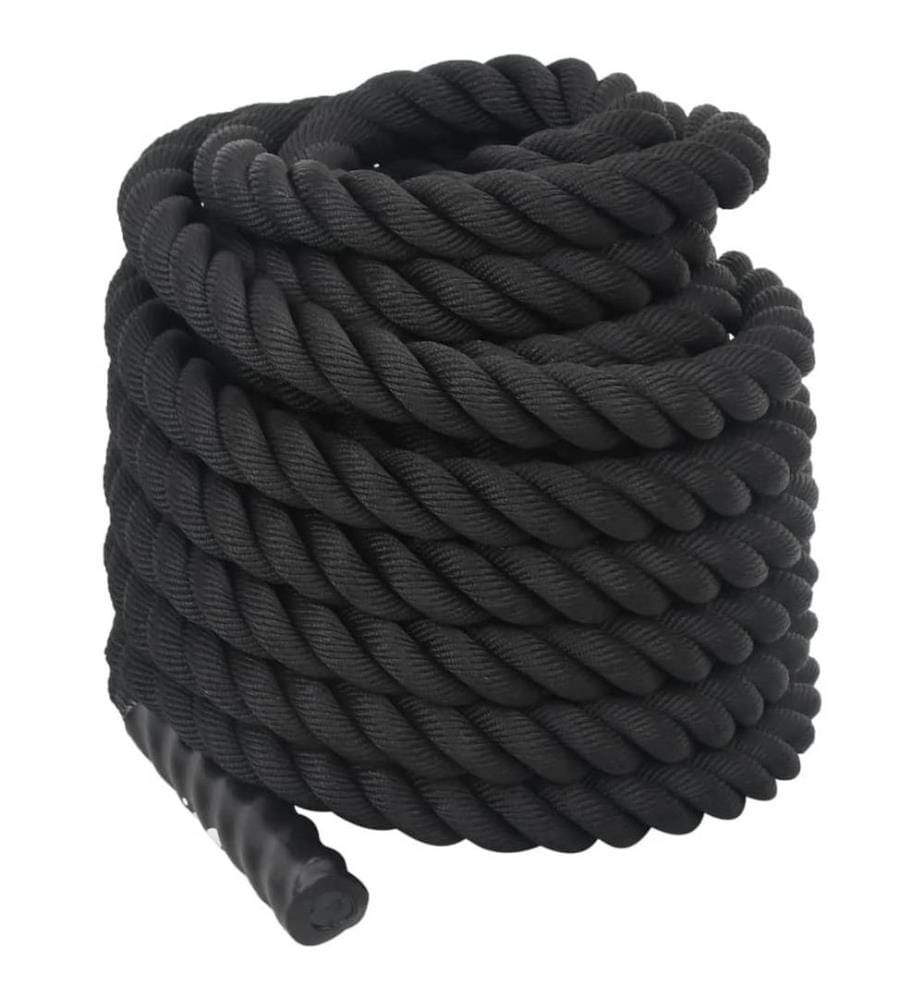 Kampfseil Schwarz 15 m 11 kg Polyester