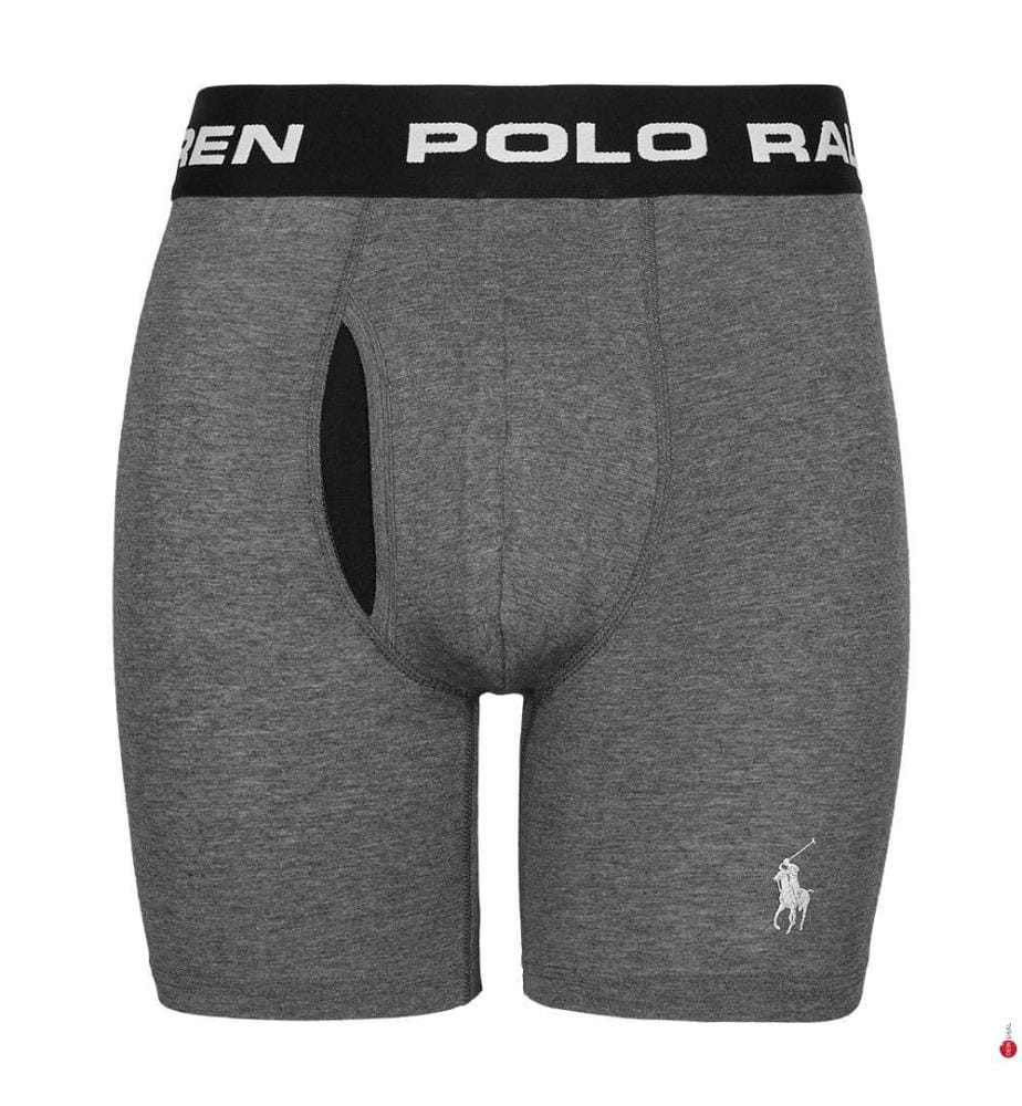 3er-Set Boxershorts - Rot, Grau & Schwarz