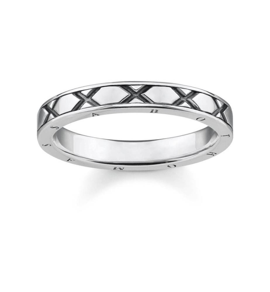 Anello in argento sterling 925 - placcato argento