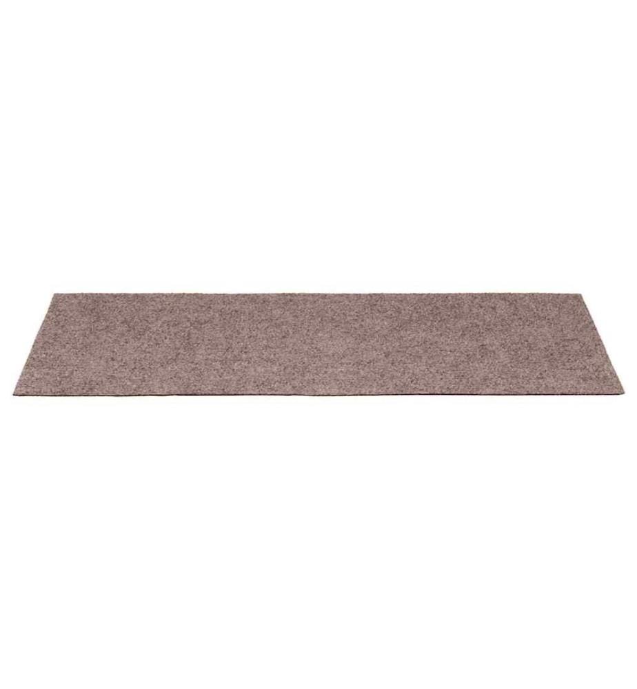 Stufenmatten Selbstklebend 15 Stk. 65x21x4 cm Creme Rechteckiger Rand