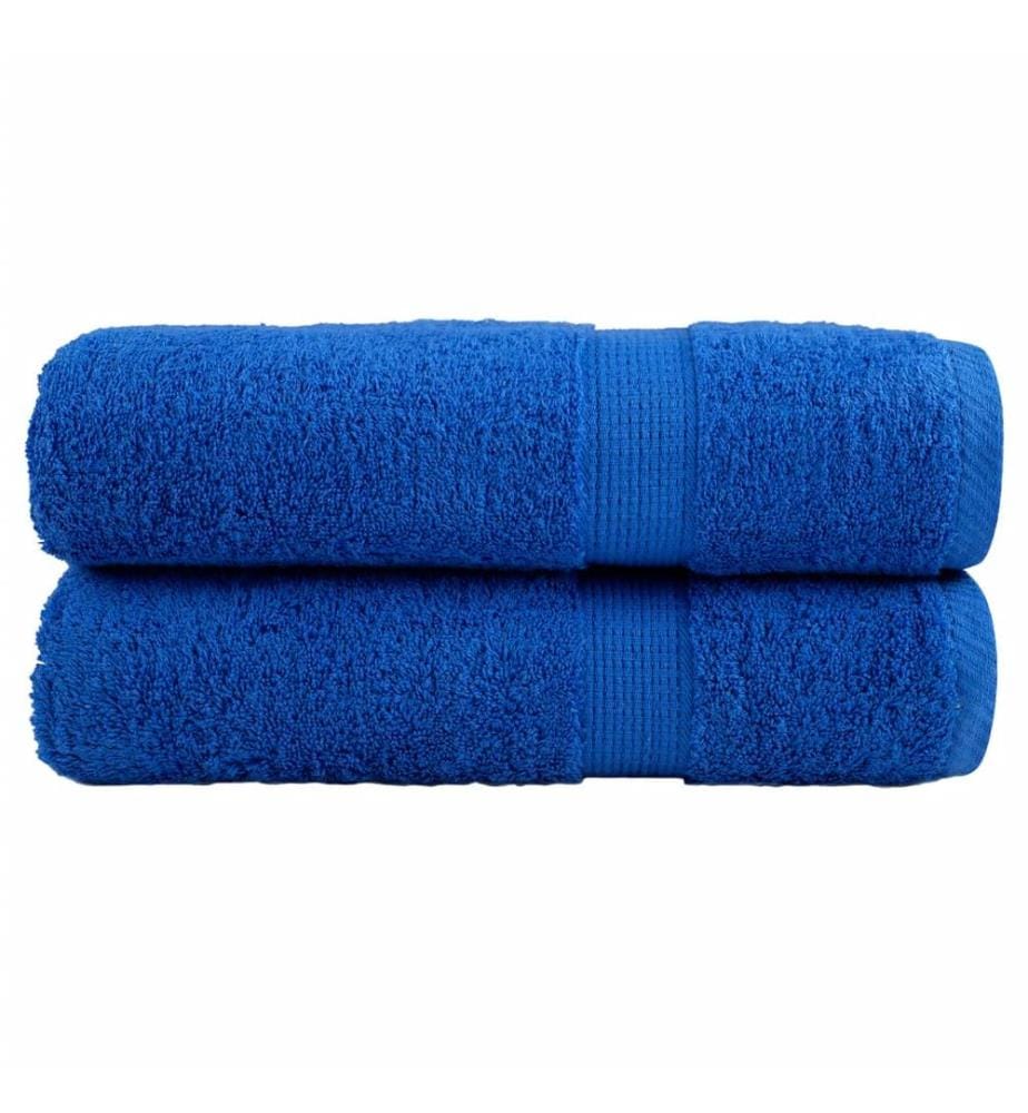 Serviettes de bain de qualité supérieure SOLUND 2 pcs bleu