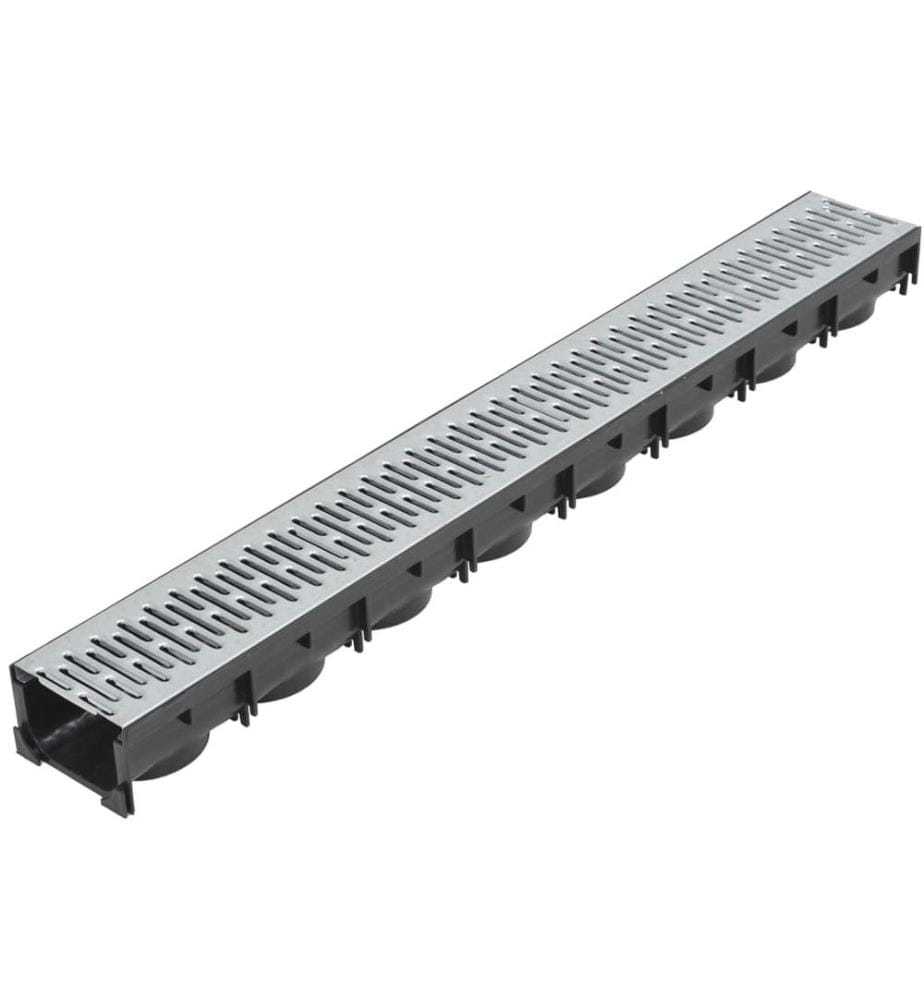 Caniveaux de drainage 6 pcs Acier galvanisé 6 m
