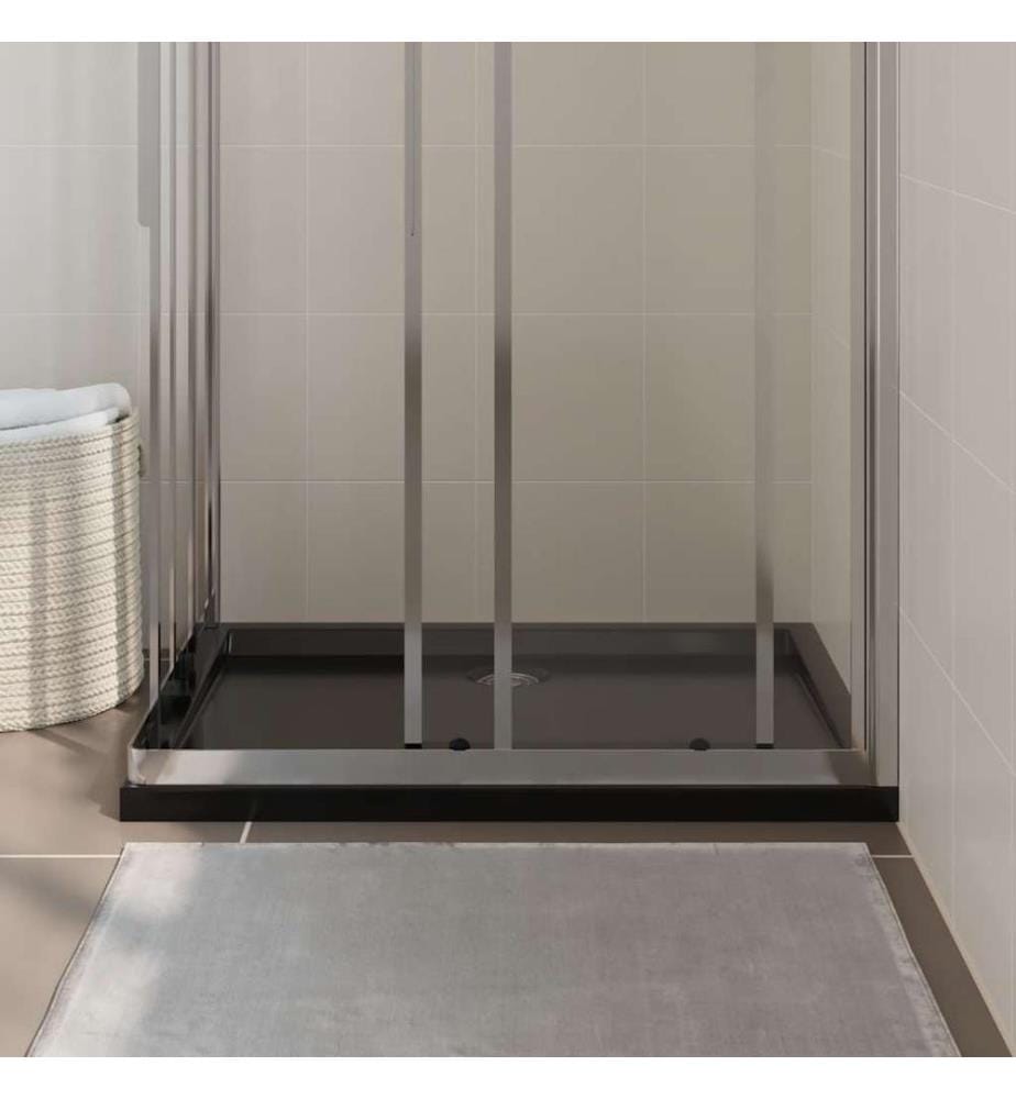 Receveur de douche rectangulaire ABS Noir 70x90 cm
