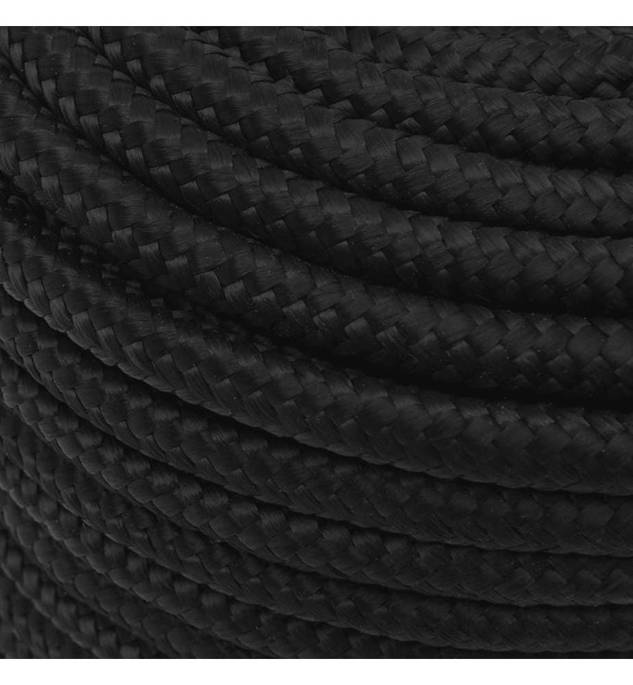 Bootsseil Schwarz 12 mm 100 m Polypropylen