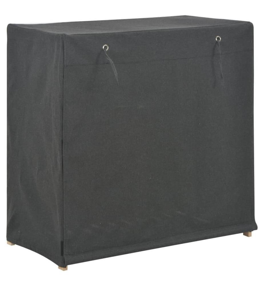 Schuhschrank mit Abdeckung Grau 79 x 40 x 80 cm Stoff