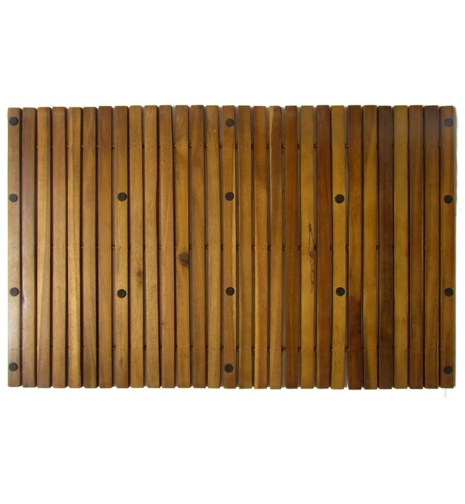 3 x Akazienholz Badematte 80 x 50 cm