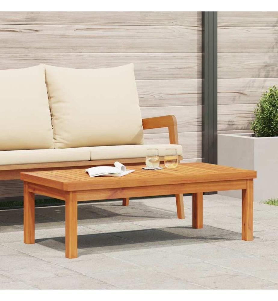 Couchtisch 100x50x33 cm Massivholz Akazie