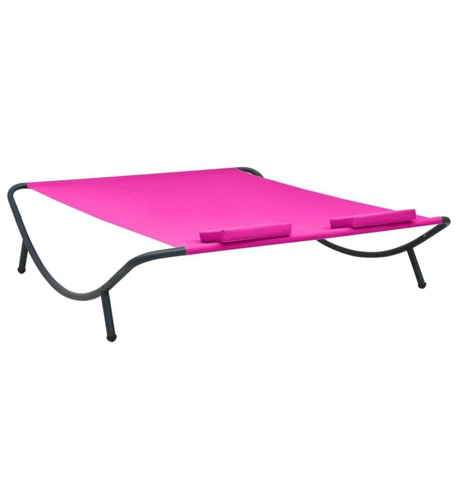 Sonnenliege Stoff Rosa