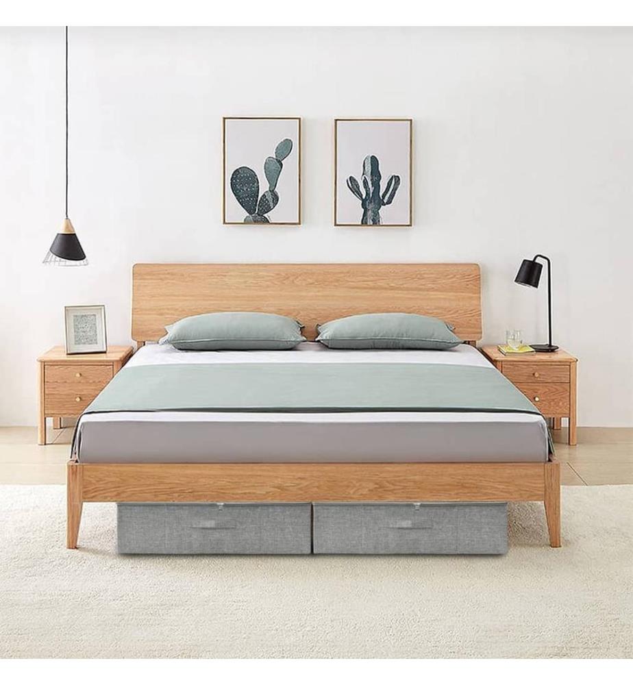 Aufbewahrungsboxen 2 Stk. Stoff 70x40x18 cm Grau