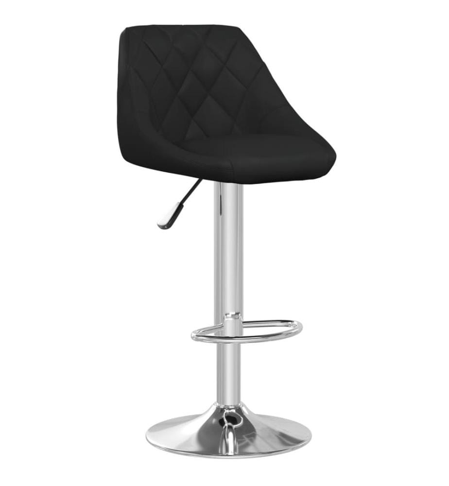Barhocker Schwarz Kunstleder