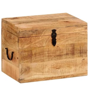 Boîte de rangement 39x28x31 cm Bois massif d'acacia