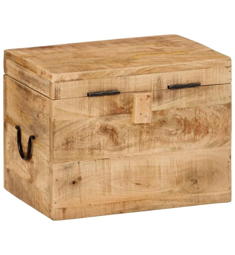 Aufbewahrungsbox 39x28x31 cm Massivholz Mango