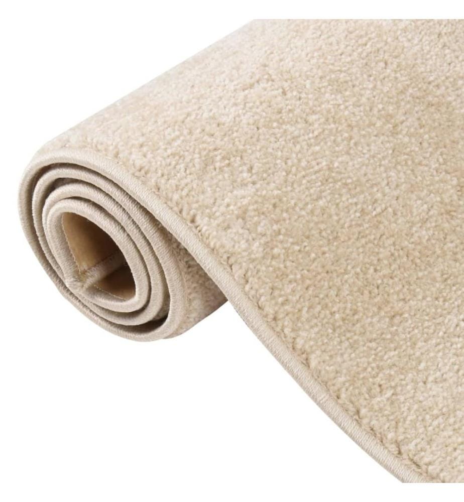 Teppich Kurzflor 160x230 cm Beige