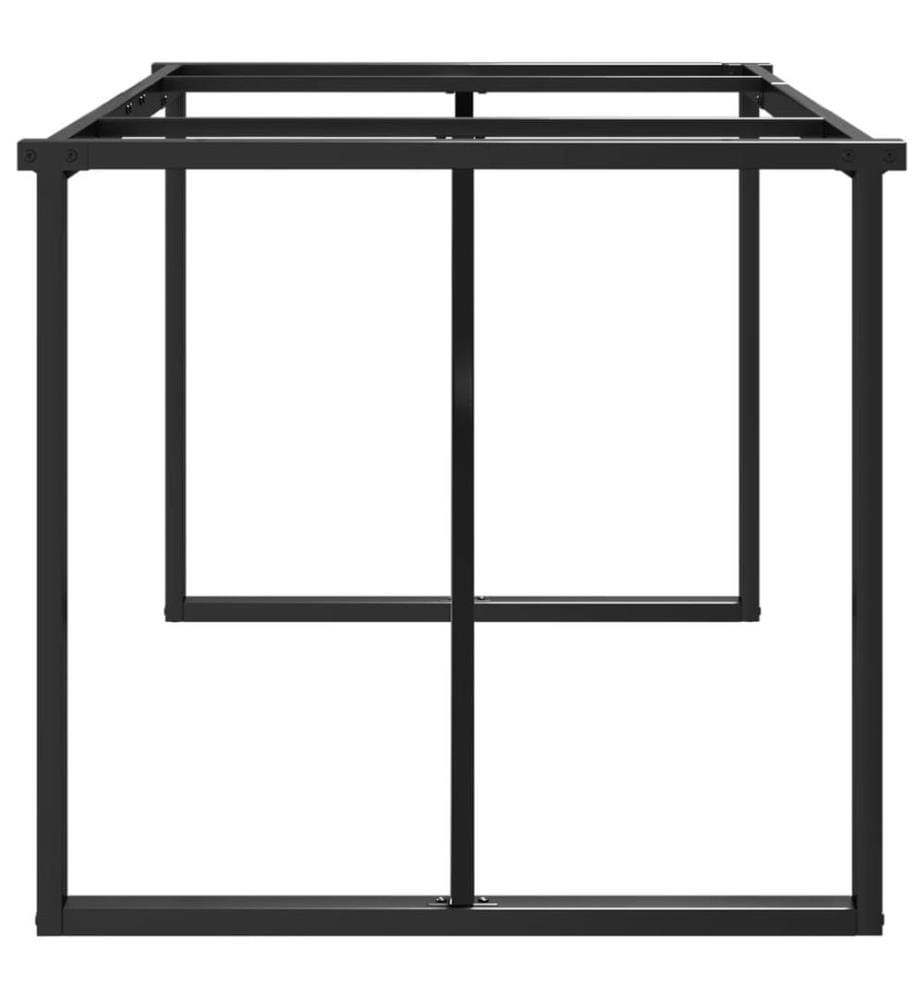 Esstisch-Gestell in O-Form 160x80x73 cm Stahl