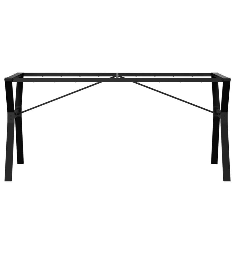 Esstisch-Gestell in Y-Form 160x80x73 cm Stahl