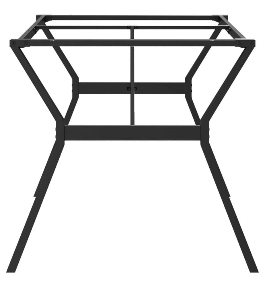 Esstisch-Gestell in Y-Form 160x80x73 cm Stahl