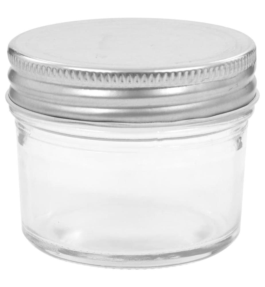Marmeladengläser mit Silbernen Deckeln 24 Stk. 110 ml