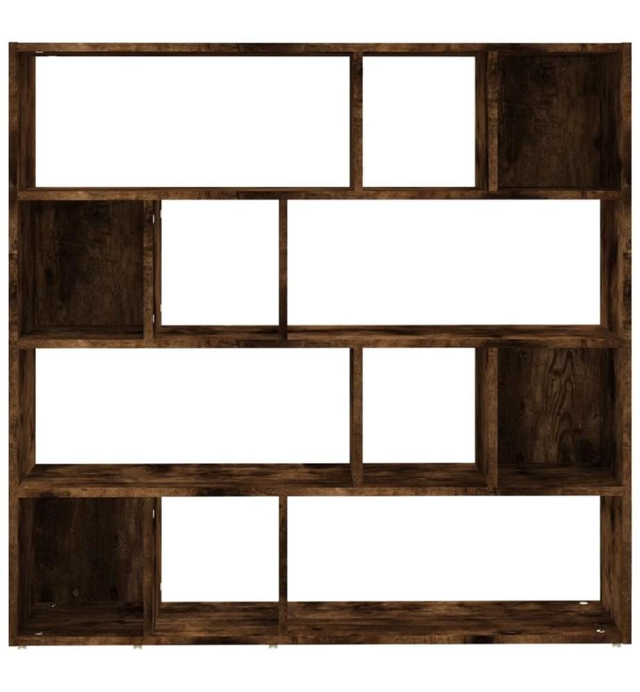 Bücherregal/Raumteiler Räuchereiche 105x24x102 cm