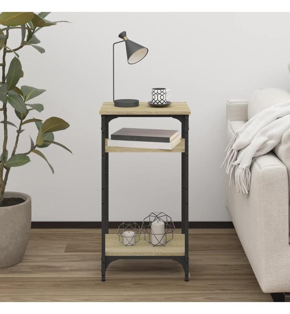 Table d'appoint Chêne sonoma 40x30x75 cm Bois d'ingénierie