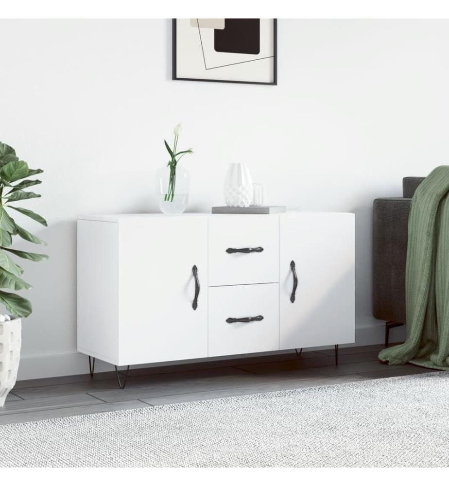 Sideboard Weiss 100x36x60 cm Holzwerkstoff