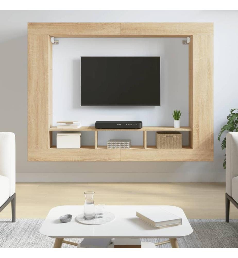 TV-Schrank Sonoma-Eiche 152x22x113 cm Holzwerkstoff