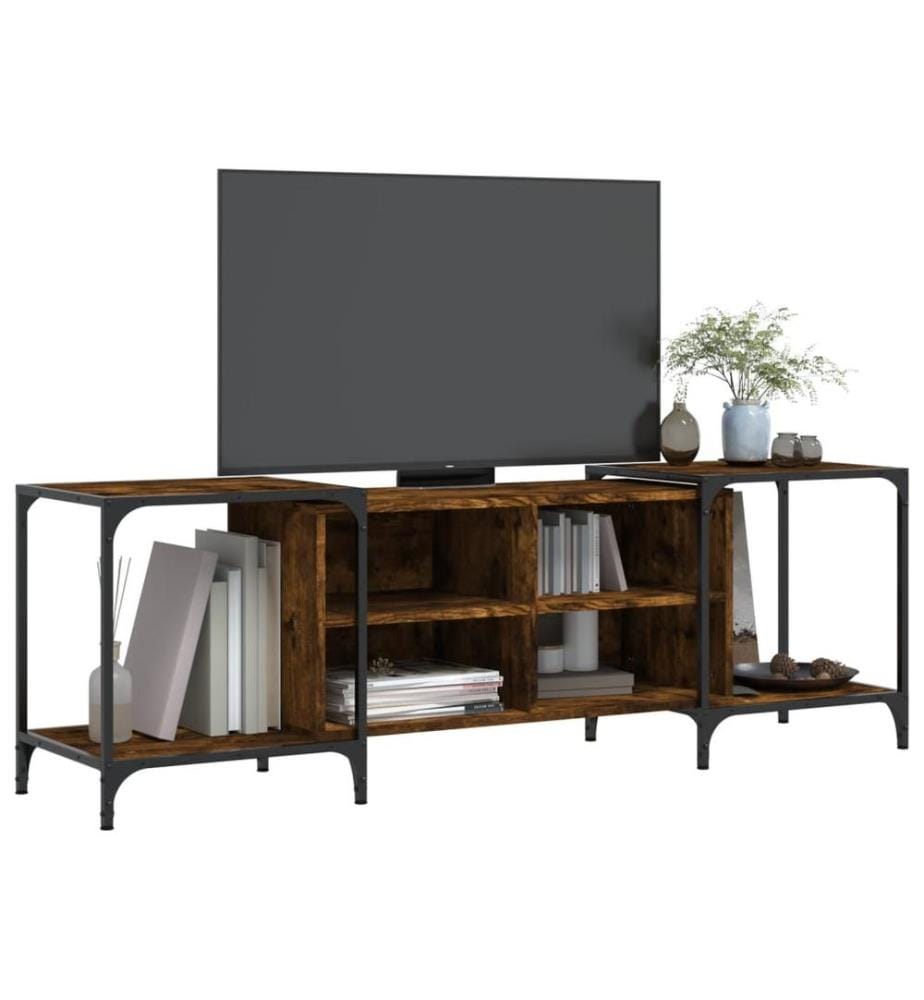 TV-Schrank Räuchereiche 153x37x50 cm Holzwerkstoff