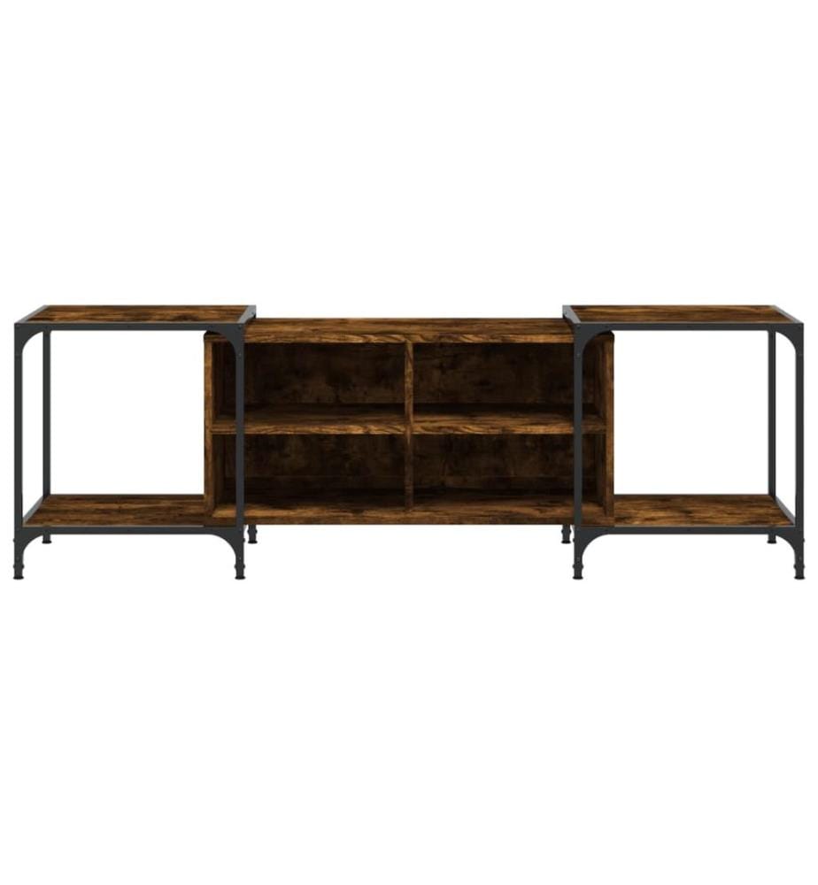 TV-Schrank Räuchereiche 153x37x50 cm Holzwerkstoff