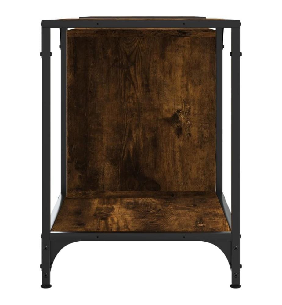 TV-Schrank Räuchereiche 153x37x50 cm Holzwerkstoff