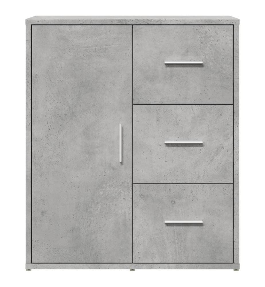Sideboard Betongrau 60x31x70 cm Holzwerkstoff