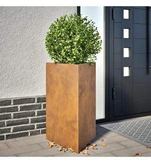 Jardinières 2 pcs triangulaire acier résistant aux intempéries