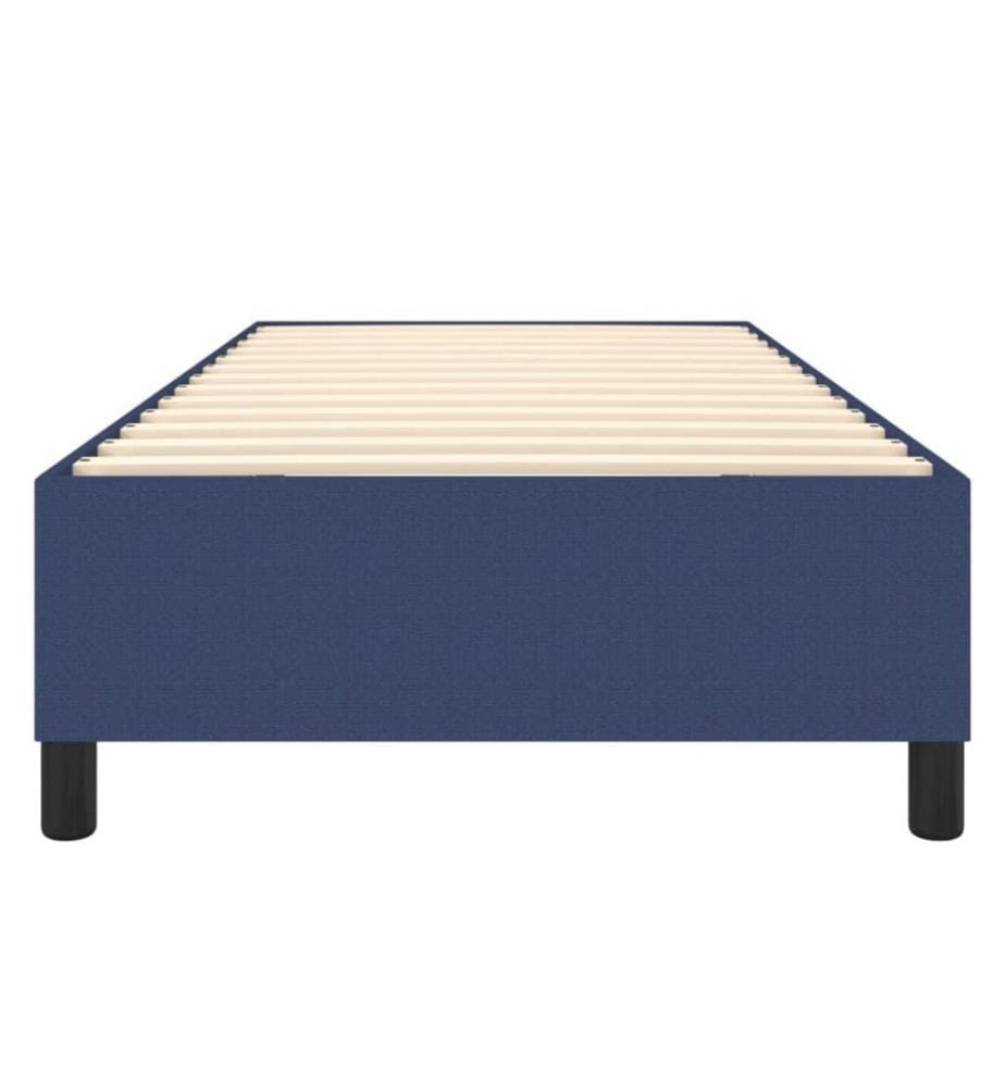 Boxspringbett Blau 90x200 cm Stoff