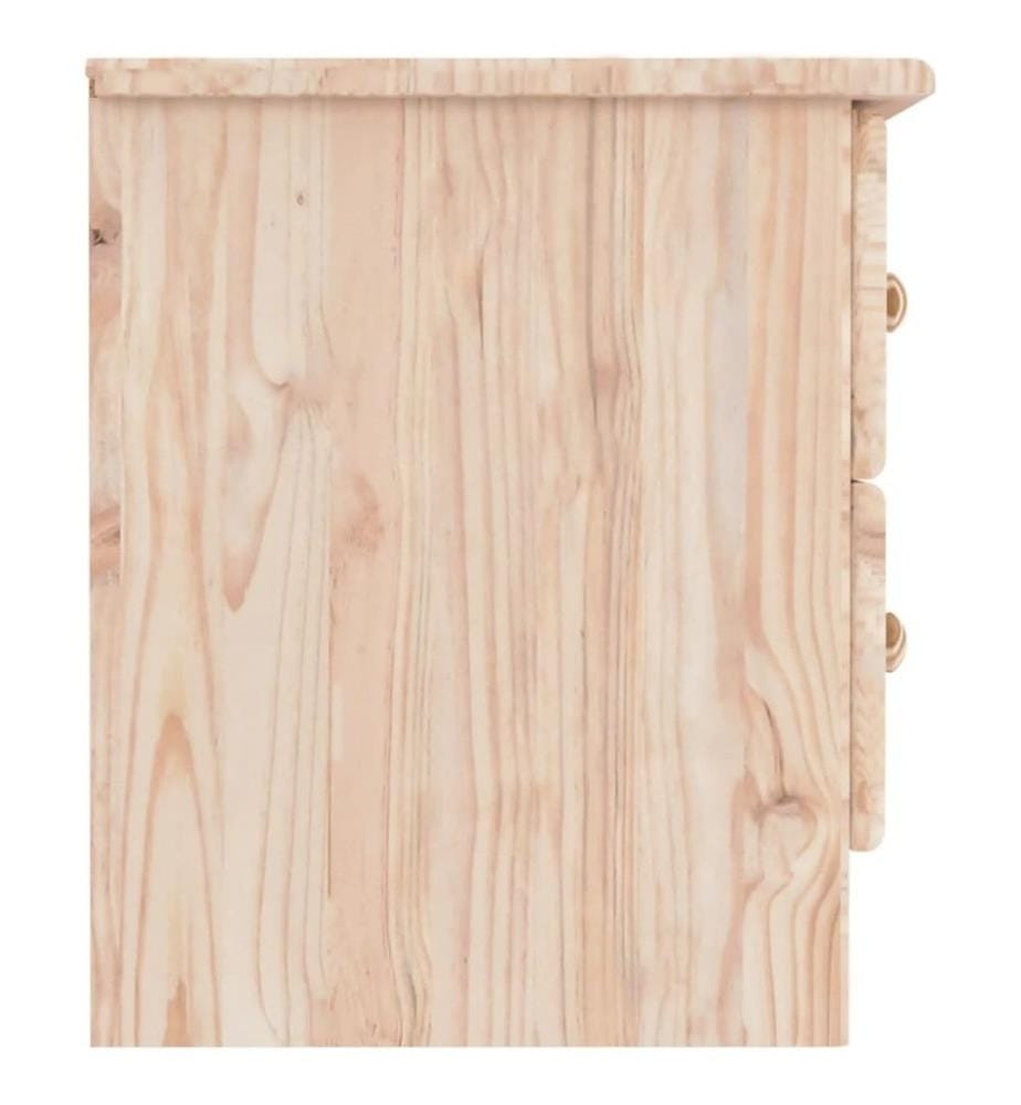 Table de chevet ALTA 43x35x40,5 cm bois de pin massif