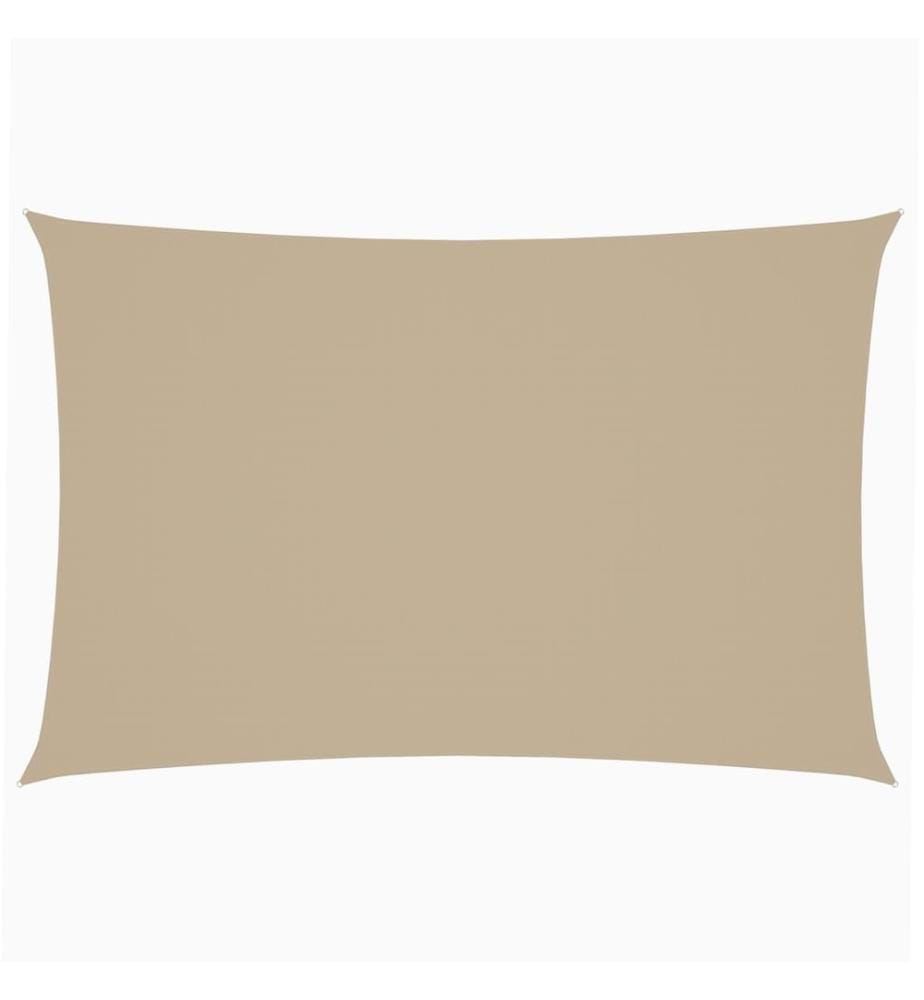 Sonnensegel Oxford-Gewebe Rechteckig 2x4 m Beige