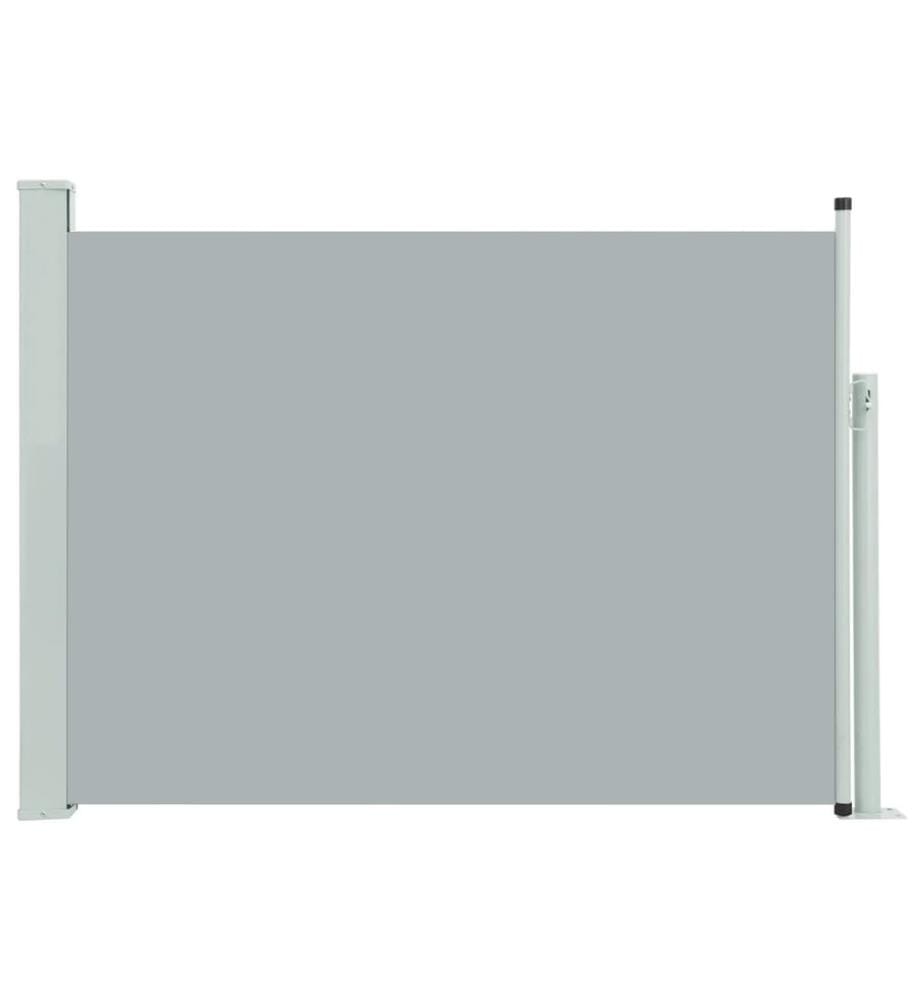 Ausziehbare Seitenmarkise 100×500 cm Grau