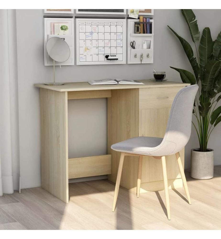 Schreibtisch Sonoma-Eiche 100x50x76 cm Holzwerkstoff