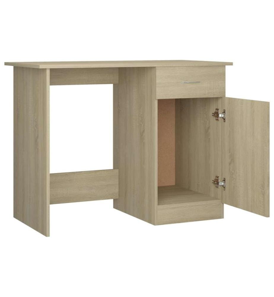 Schreibtisch Sonoma-Eiche 100x50x76 cm Holzwerkstoff