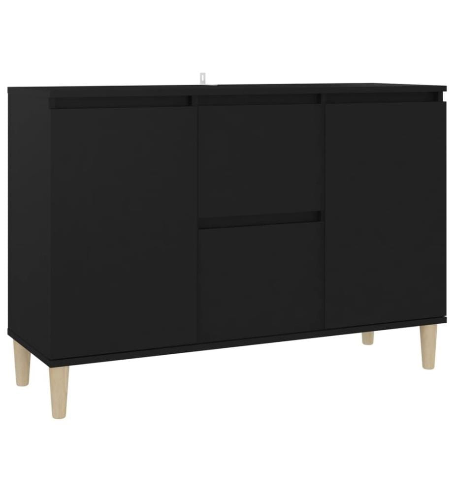 Sideboard Schwarz 103,5x35x70 cm Holzwerkstoff