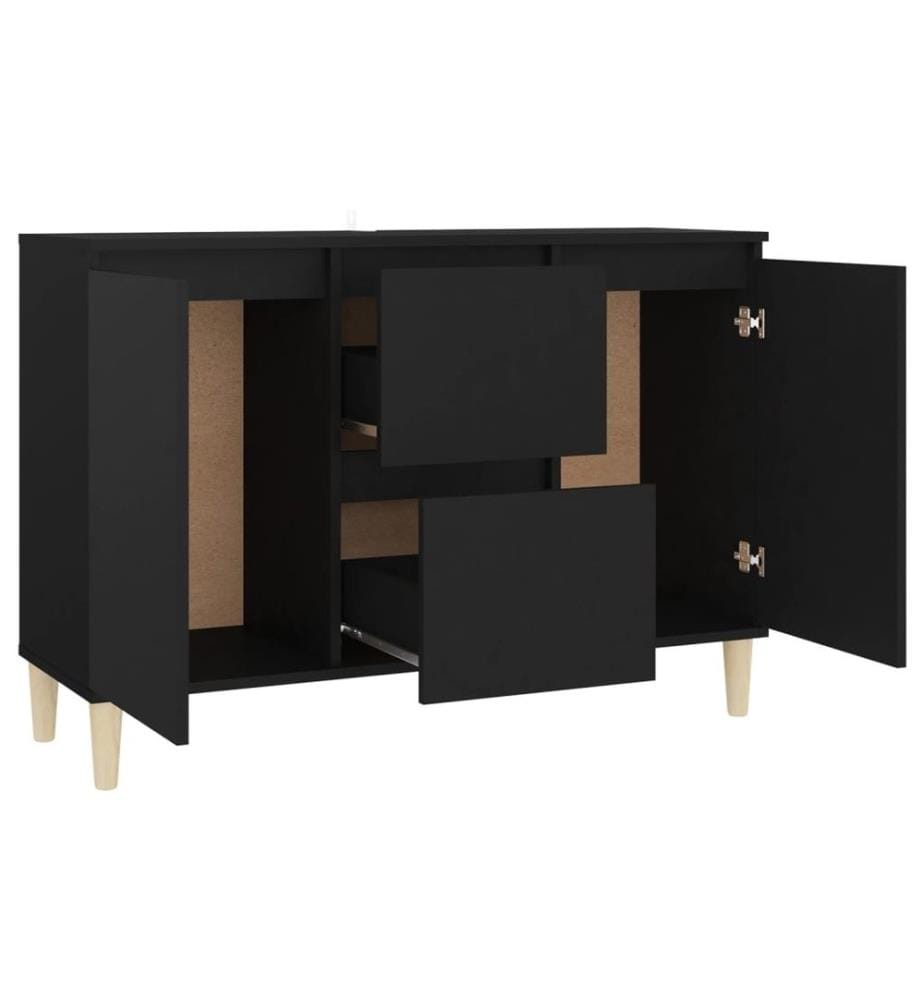 Sideboard Schwarz 103,5x35x70 cm Holzwerkstoff