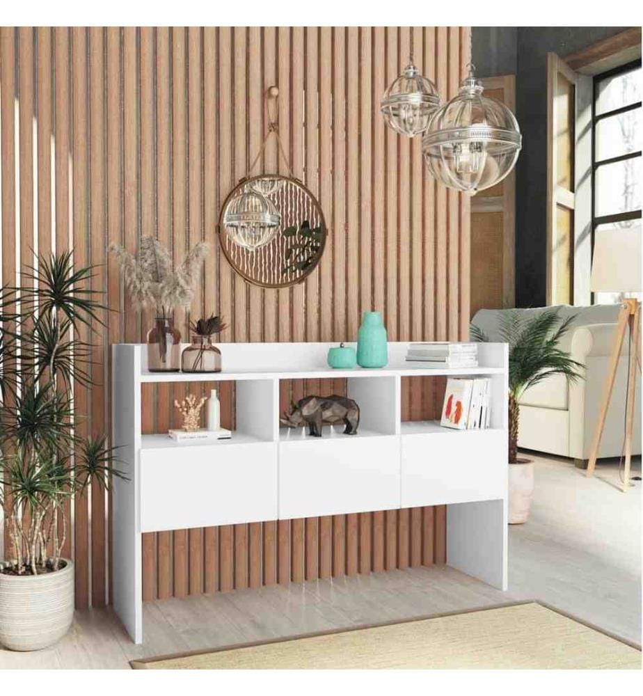 Sideboard Weiss 105x30x70 cm Holzwerkstoff