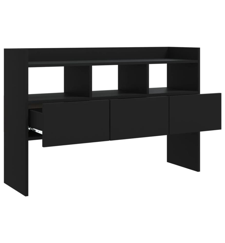 Sideboard Schwarz 105x30x70 cm Holzwerkstoff
